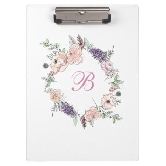 Porte-bloc Aquarelle florale moderne