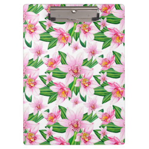 Porte-bloc Aquarelle Orchidées Design 12