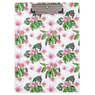 Porte-bloc Aquarelle Orchidées Design 30