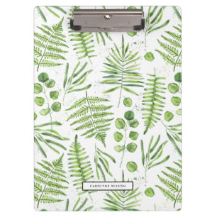 Porte-bloc Aquarelles et Motif d'Eucalyptus