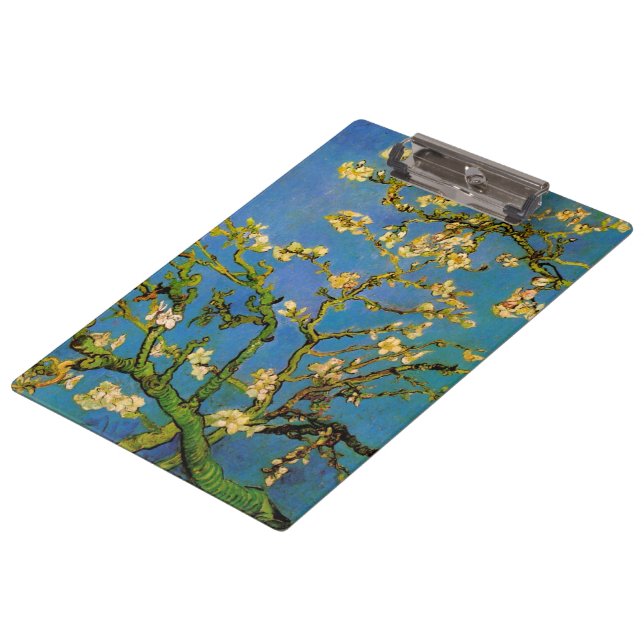 Porte-bloc Arbre aux amandes en fleurs par Vincent van Gogh (Incliné)