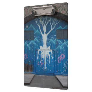 Porte-bloc Arbre de graffiti de la vie