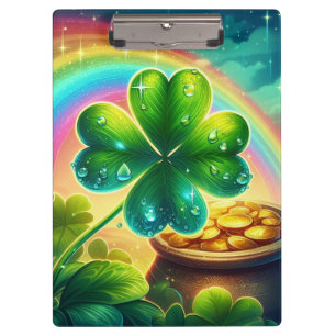 Porte-bloc Arc-en-ciel Saint Patrick's Day trver