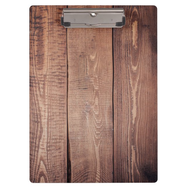 Porte-bloc Arrière - plan en bois de grange (Devant)