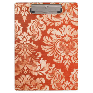 Porte-bloc Arrière - plan vintage floral de papier peint