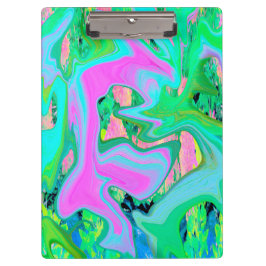 Porte-bloc Art Liquide rose et bleu clair rétro sur Hydrangea