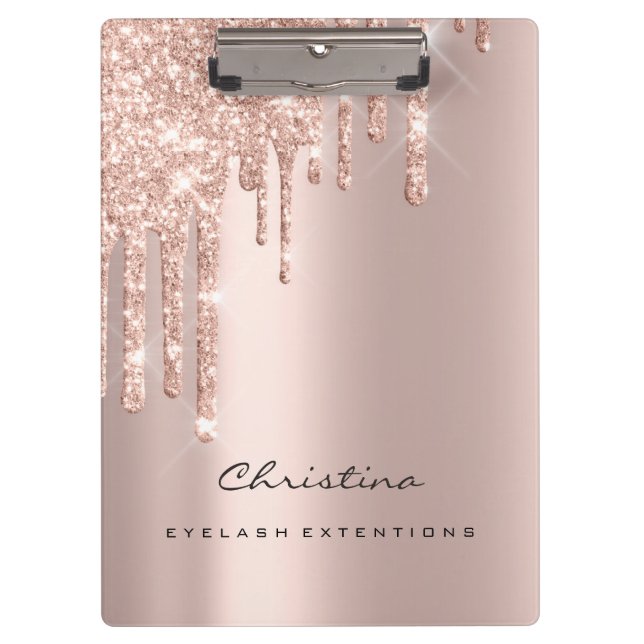 Porte-bloc Artiste de maquillage Brown Lashes de cire Étincel (Devant)