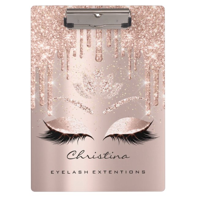 Porte-bloc Artiste maquillage Browses Lashes Spark Confetti L (Devant)