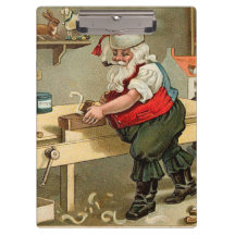 Atelier de Noël du Père Noël vintage