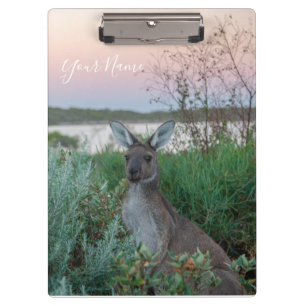 Porte-bloc Australie Kangaroo Animaux Sunset Nature