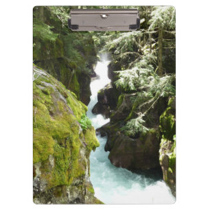 Porte-bloc Avalanche Gorge II dans le parc national de Glacie