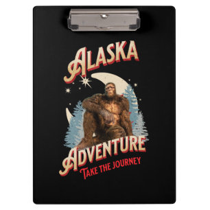 Porte-bloc Aventure Bigfoot en Alaska Art Rétro de la Nature