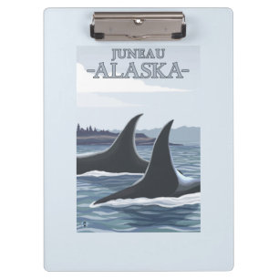 Porte-bloc Baleines #1 - Juneau, Alaska d'orque