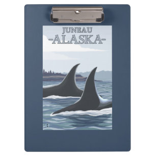 Porte-bloc Baleines #1 - Juneau, Alaska d'orque