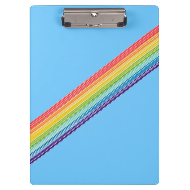 Porte-bloc Bandes arc-en-ciel diagonales (Devant)