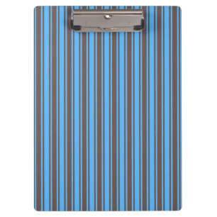 Porte-bloc Bandes de bonbons Brown et bleues