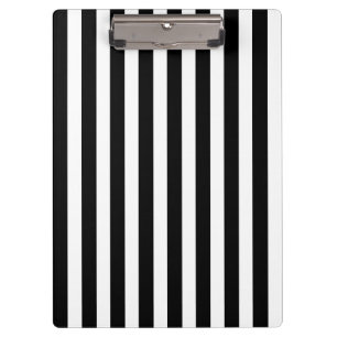 Porte-bloc Bandes de bonbons noir et blanc