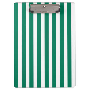 Porte-bloc Bandes de bonbons vert et blanc