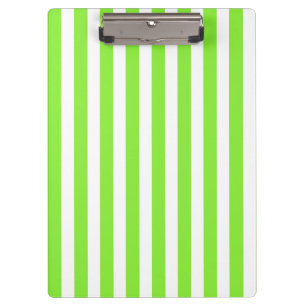 Porte-bloc Bandes de bonbons vert et blanc de chaux