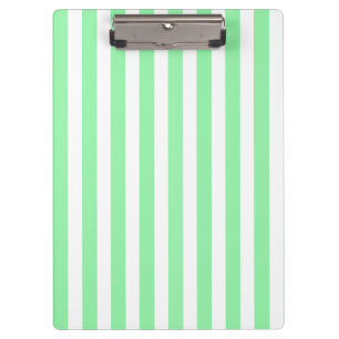 Porte-bloc Bandes de bonbons vertes et blanches