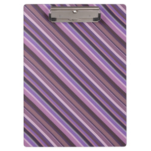 Porte-bloc Bandes diagonales mauves
