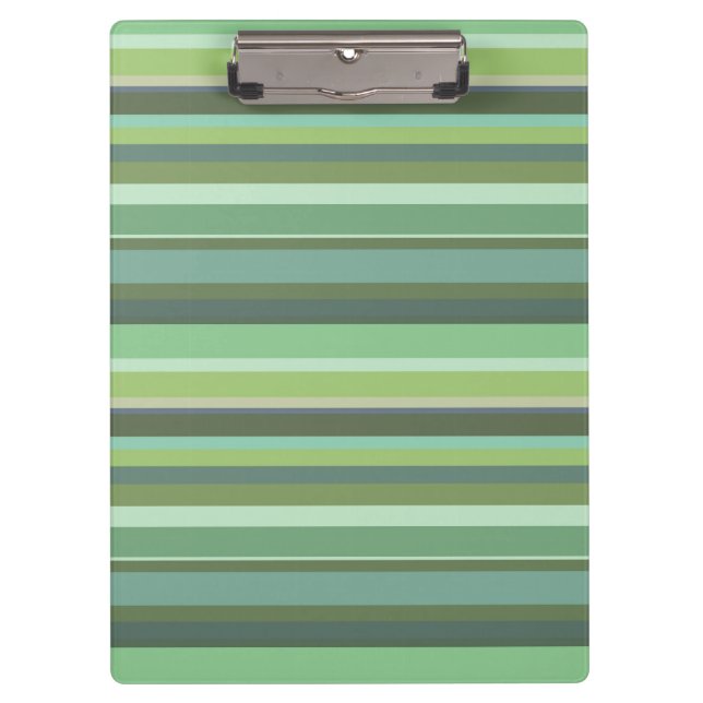 Porte-bloc Bandes horizontales vert olive (Devant)