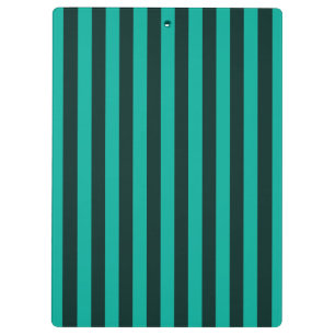 Porte-bloc Bandes verticales turquoise Peacock