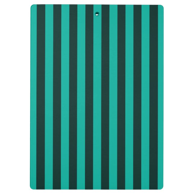 Porte-bloc Bandes verticales turquoise Peacock (Dos)