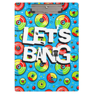 Porte-bloc Bang Thème de golf sur disque