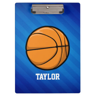 Porte-bloc Basket-ball; Royal Blue Stripes