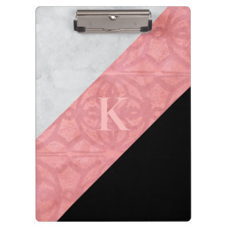 Porte-bloc Batik Rose Ruddy Et Aquarelle Gris