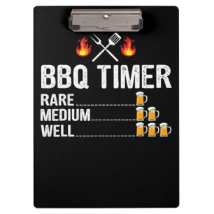 Porte-bloc BBQ BBQ Timer Boire Grillades Bière Grill