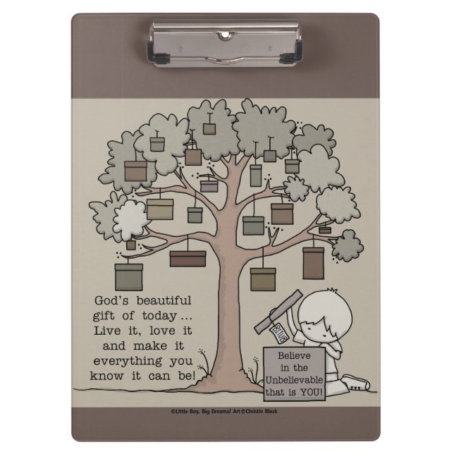 Porte-bloc Beau cadeau (Devant)