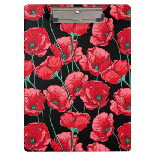 Porte-bloc Beau souvenir Motif Red Poppy
