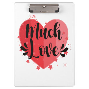 Porte-bloc Beaucoup d'amour, grand coeur