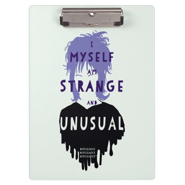 Porte-bloc Beetlejuice | Lydia "Strange and Unusual" Graphic (Devant)