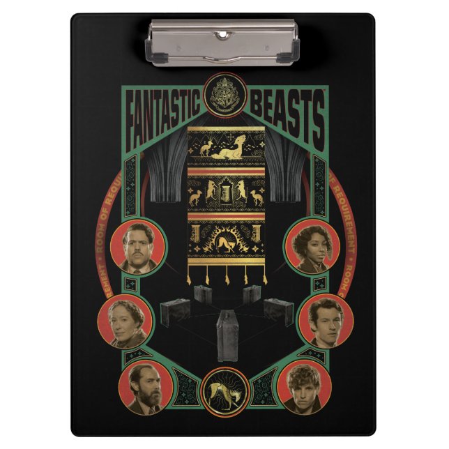 Porte-bloc Bêtes fantastiques Salle des besoins Graphique (Devant)