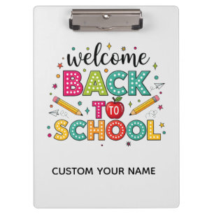 Porte-bloc Bienvenue à la rentrée des classes