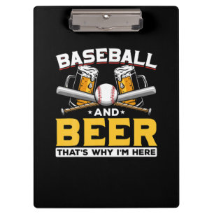 Porte-bloc Bière Boveur Baseball Bière Humour Anniversaire