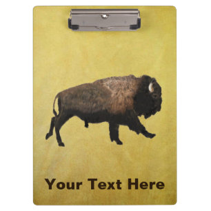 Porte-bloc Bison galopant