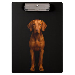 Porte-bloc Black 4 Luxe Clipboard, Agile Vizsla Dog