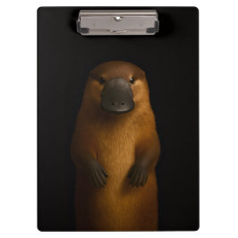 Porte-bloc Black 4 Luxe Clipboard, Elegant Platypus