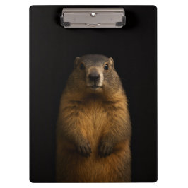 Porte-bloc Black 4 Luxe Clipboard, Fluffy Marmot