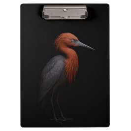 Porte-bloc Black 4 Luxe Clipboard, Reddish Egret