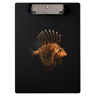 Porte-bloc Black 4 Luxe, Poisson-lion rouge