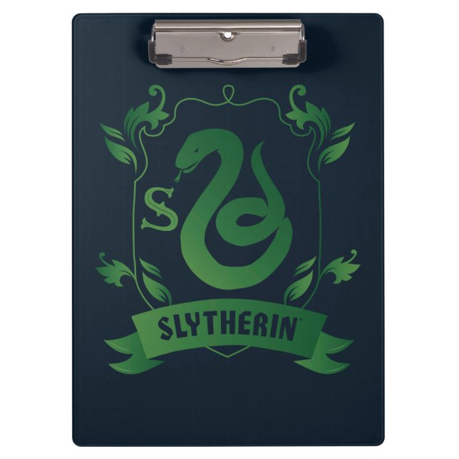 Porte-bloc Blason de la maison SLYTHERIN™ orné (Devant)