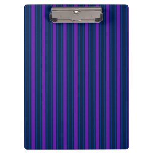 Porte-bloc Bleu et violet bonbons rayés