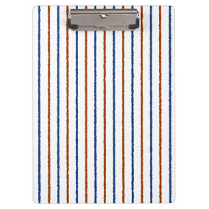 Porte-bloc Bleus Brown et marine avec lignes inégales