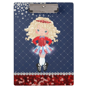 Porte-bloc Blond blond Girl Soft Shoe Blue, Red