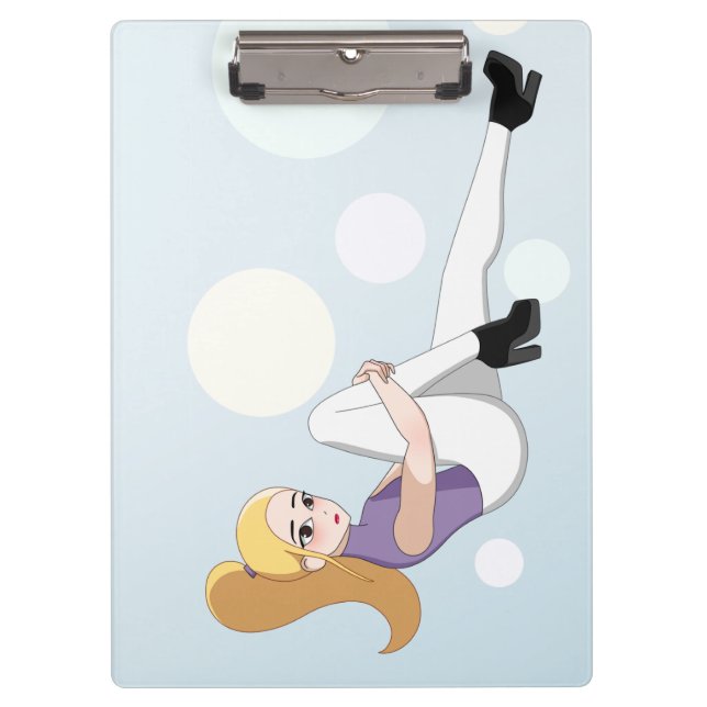 Porte-bloc Blonde Anime Girl (Devant)
